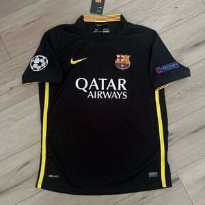 Barcelona Messi Jersey 13/14 Black